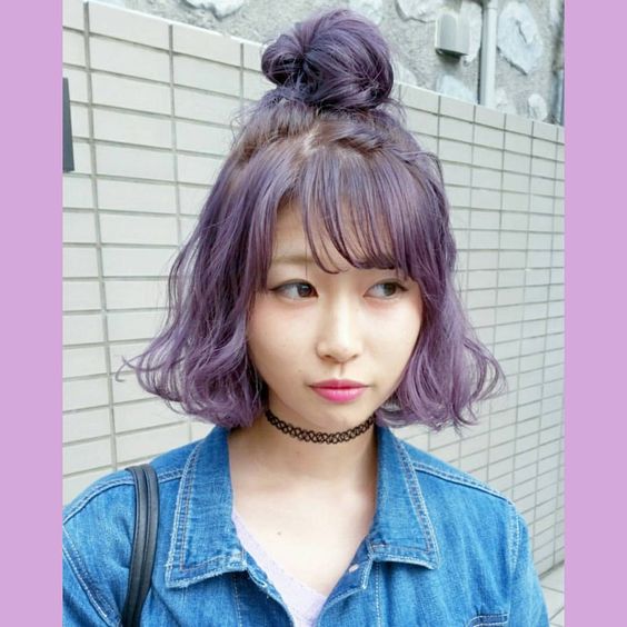 紫色頭髮