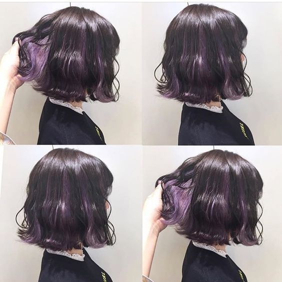 紫色頭髮