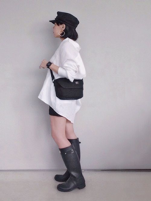 雨靴穿搭
