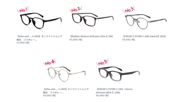 JINS 眼鏡
