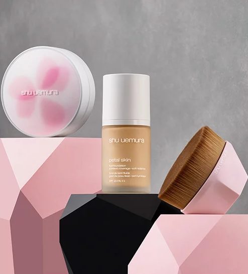 植村秀shu uemura 花瓣肌柔焦氣墊粉餅