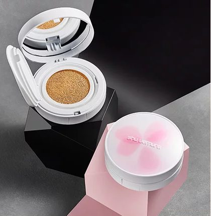 植村秀shu uemura 花瓣肌柔焦氣墊粉餅
