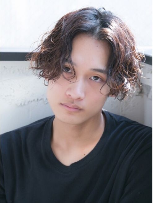 男生中分頭