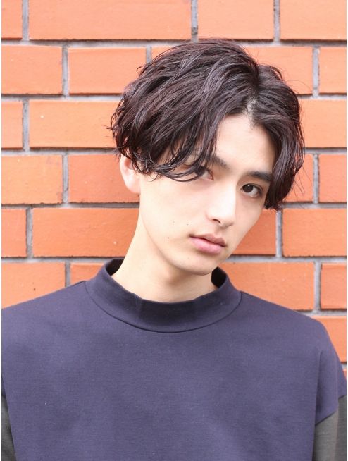 男生捲髮