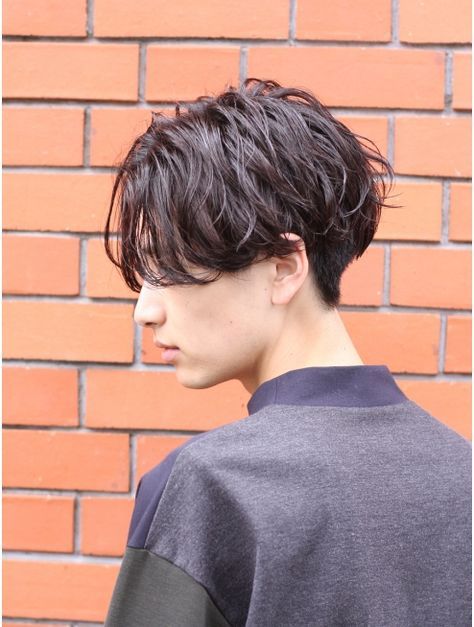 男生捲髮
