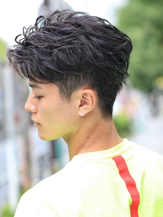 男生捲髮