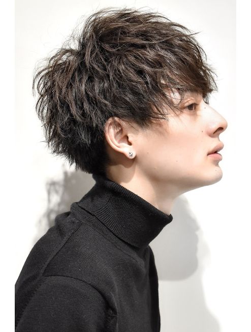 男生捲髮