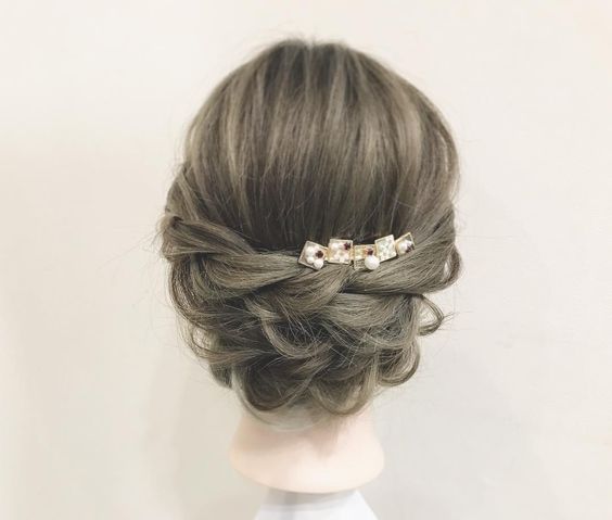 盤髮編法