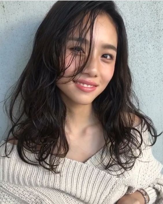 自然捲髮型
