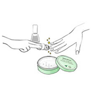innisfree無油無慮礦物控油蜜粉推薦用法⑤光滑指甲