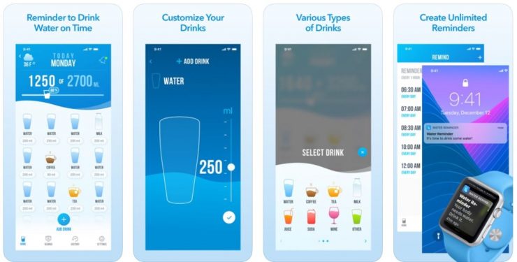 喝水提醒 APP