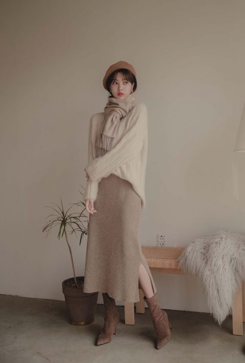 韓系多層次穿搭