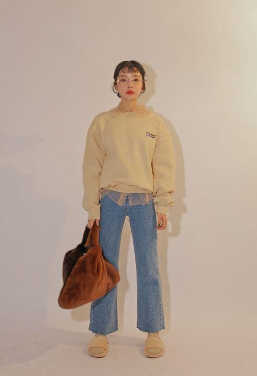 韓系多層次穿搭