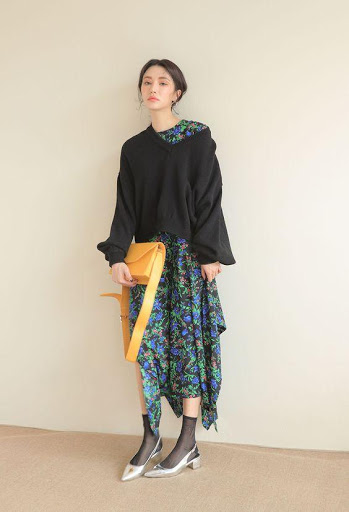 韓系多層次穿搭