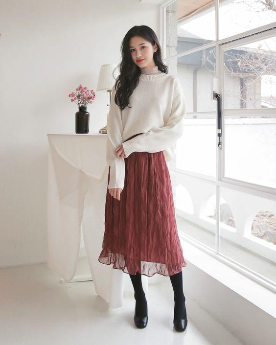 韓系多層次穿搭