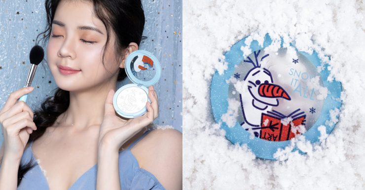 FreshO2推出《冰雪奇緣2》限定彩妝「雪寶造型不為你融化保濕蜜粉餅」