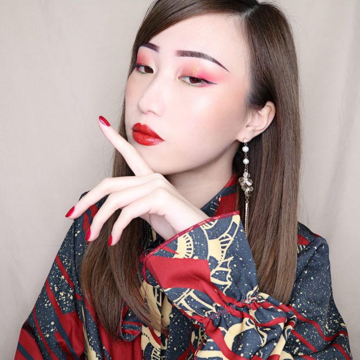 白色情人節約會NG妝容