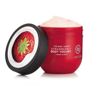 莓果保養THE BODY SHOP草莓嫩白保水美肌優格