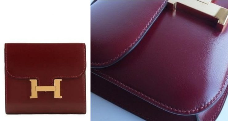 HERMES Constance Box red gold