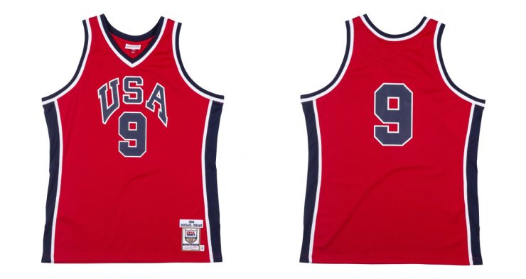 Michael Jordan 1984 USA奧運復刻球衣