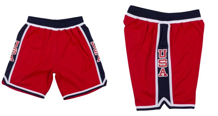 Michael Jordan 1984 USA奧運復刻球褲