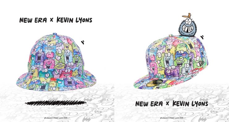 New Era鐘型帽 KEVIN LYONS 小怪獸們 PRINT_1680元