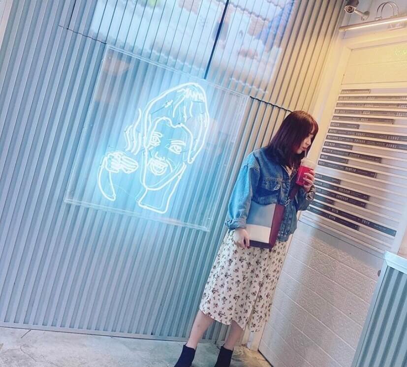 小碎花牛仔外套