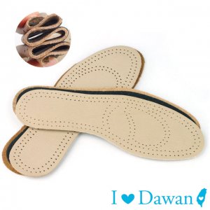 容易流汗改善 真皮透氣舒適乳膠鞋墊