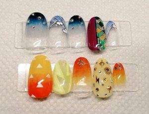 鬼滅之刃善逸美甲