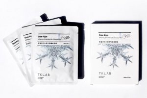 台灣面膜新品推薦 雪藻淨白水潤生物纖維面膜