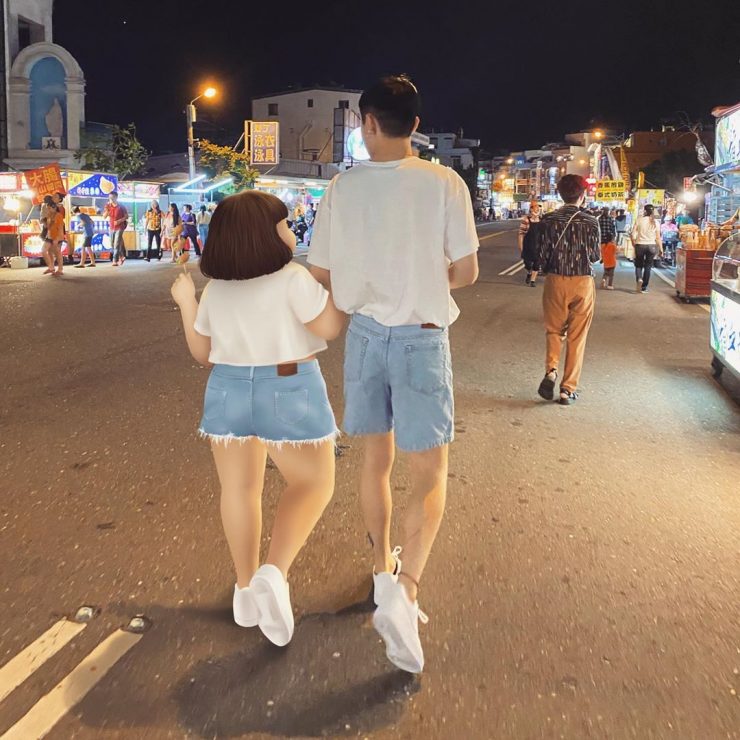 H.H先生與美美情侶裝穿搭