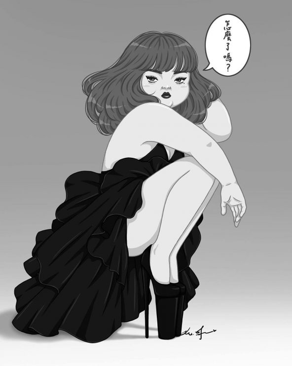 多肉女孩穿出時尚