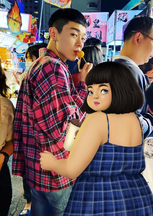 插畫家H.H先生美美