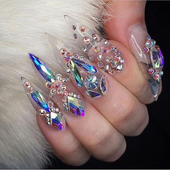 水晶美甲
