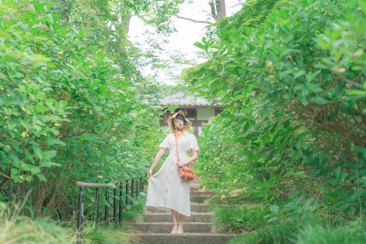 ZARA白色連身洋裝夏天