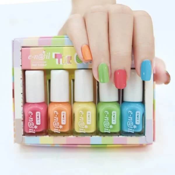e-nail水指甲-小瓶套裝組MIT台灣品牌