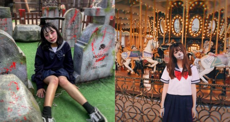 六福村萬聖節彩妝穿搭