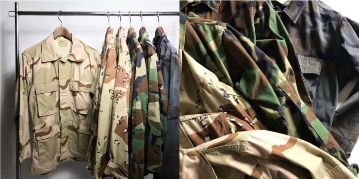 古著迷彩軍裝外套