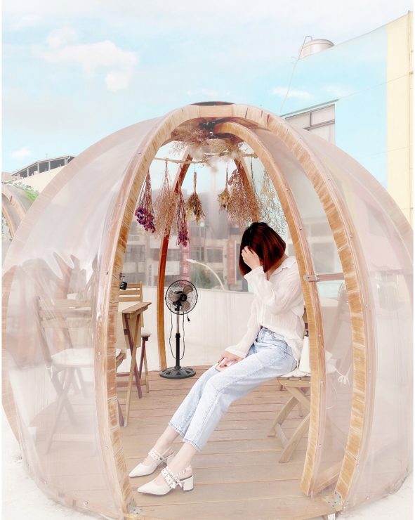 星期一：台灣 桃園 23度 韓國風穿搭