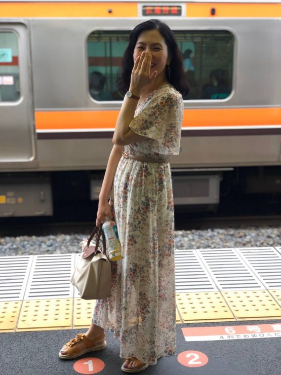 長板小碎花洋裝