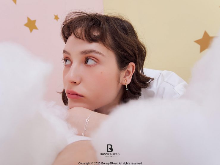 雙子星土星夾式耳環組_Bonny _ Read 飾品_1
