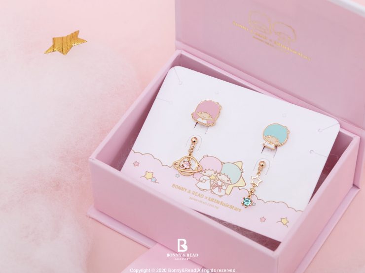 雙子星土星耳環組_Bonny _ Read 飾品_03