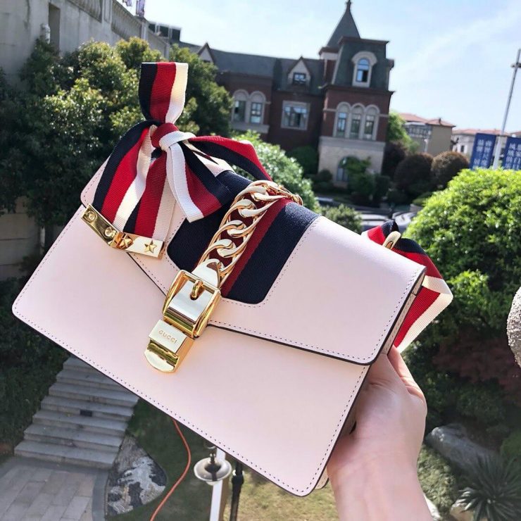 GUCCI Sylvie小號粉色
