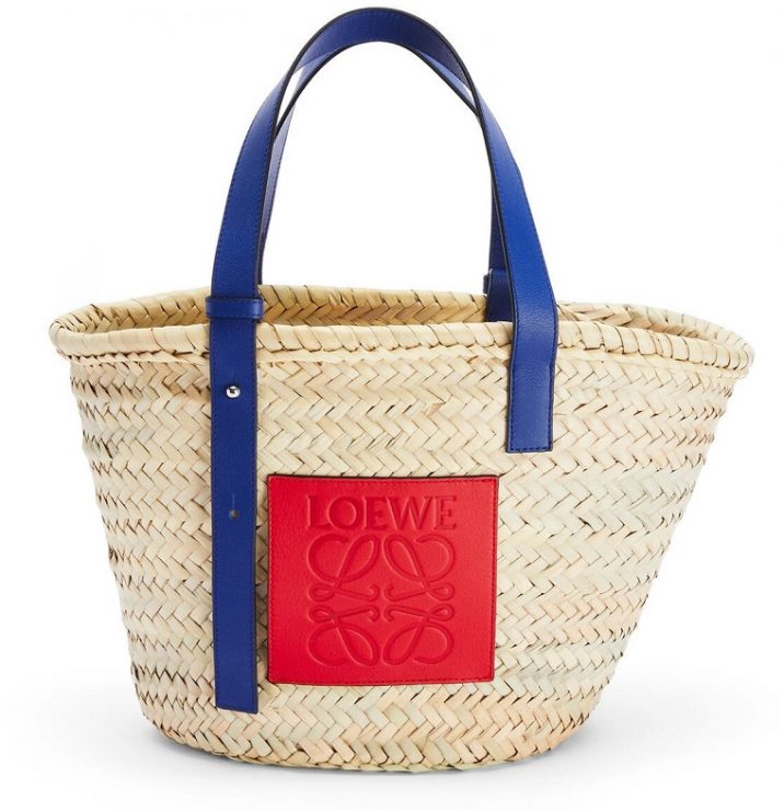 LOEWE 菜籃子草編包