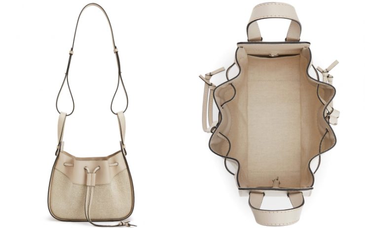LOEWE羅威Hammock吊床包拼接帆布