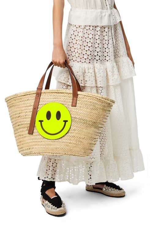 LOEWE羅意威Smail聯名款basket bag草編包