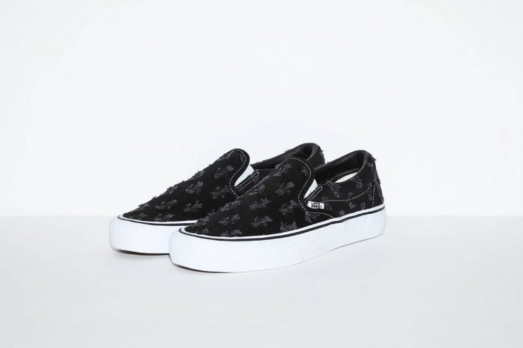 SUPREME × VANS懶人鞋黑