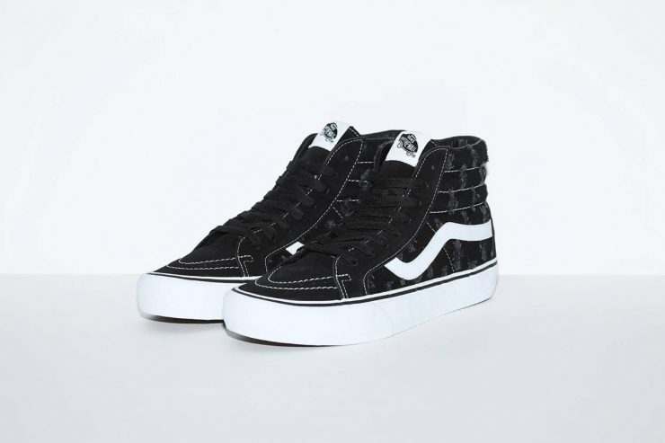SUPREME×VANS聯名鞋款高筒黑色