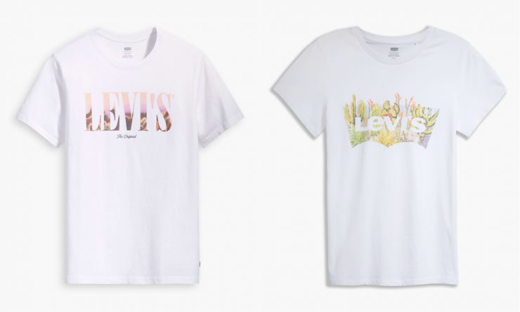 【LEVI_S單品圖】17369-1063_熱帶印花Batwing Logo TEE(女款)_NT 1190
