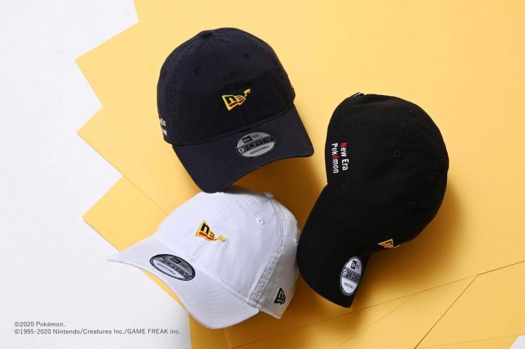 將「皮卡丘」黃色閃電特徵融入New Era LOGO的吸睛圖樣，毫無違和感